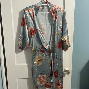 David’s bridal silk like robe